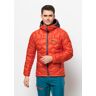 Daunenjacke JACK WOLFSKIN "ALPSPITZE DOWN HOODY M" Gr. XL (54/56), orange (wild, brier) Herren Jacken Übergangsjacken