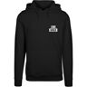 Kapuzensweatshirt MERCHCODE "Merchcode Herren Lewis Capaldi - PP Logo Hoody" Gr. XS, schwarz (black) Herren Sweatshirts