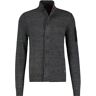 Strickjacke LERROS "LERROS in lebendiger Optik" Gr. M, schwarz (black) Herren Strickjacken