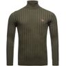 Rollkragenpullover REDBRIDGE "Kiew" Gr. L, grün (khaki) Herren Pullover Rollkragenpullover