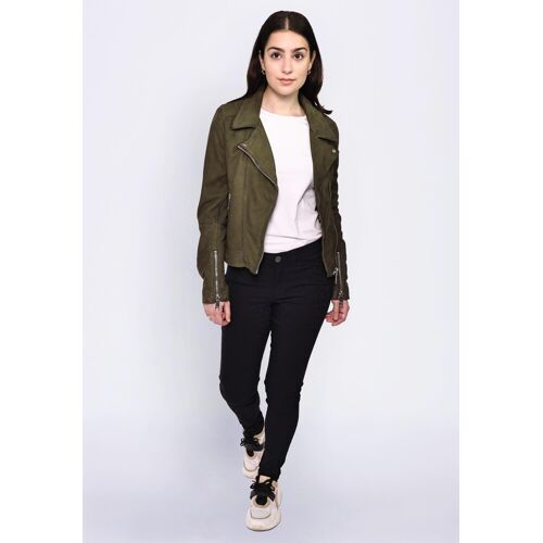 Maze Lederjacke MAZE „Romie“ Gr. M, grün (olive) Damen Jacken Lederjacken