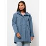 Funktionsmantel JACK WOLFSKIN "CAPE WEST COAT W" Gr. XL (46), blau (elemental, blue) Damen Mäntel Sportjacken