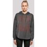 Kapuzenpullover F4NT4STIC "Frohe Wein-Nacht" Gr. L, grau (charcoal) Damen Pullover Kapuzenpullover