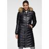 Steppjacke ALPENBLITZ "Moskau long" Gr. 44, schwarz (black (jacke aus nachhaltigem material)) Damen Jacken Lange