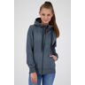 Kapuzensweatjacke ALIFE & KICKIN "YasminAK A Sweatjacket Damen Kapuzensweatjacke, Sweatjacke" Gr. XS, blau (marine) Damen Sweatjacken