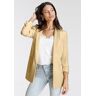 Longblazer LAURA SCOTT Gr. 42, gelb (hellgelb (aus nachhaltigem material)) Damen Blazer