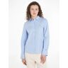 Klassische Bluse TOMMY HILFIGER Gr. 36, blau (hellblau) Damen Blusen langarm