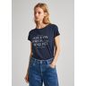 T-Shirt PEPE JEANS "T-Shirts JASMINE" Gr. XS, blau (dulwich blue) Damen Shirts Jersey