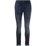 Slim-fit-Jeans GANG "94New Georgina" Gr. 28 (36), N-Gr, vivid false Damen Jeans Röhrenjeans mit charakteristischen Abnähern quer über den Oberschenkel