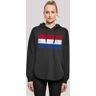 Kapuzenpullover F4NT4STIC "Niederlande Flagge distressed" Gr. M, schwarz Damen Pullover Kapuzenpullover Print