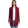 Longstrickjacke TOM TAILOR Gr. M, rot (bordeau) Damen Strickjacken Longstrickjacke Strickjacke lange