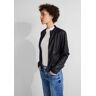 Military-Blazer STREET ONE Gr. 36, schwarz (black) Damen Blazer