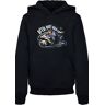 Hoodie F4NT4STIC "F4NT4STIC Kinder Batman TV Series Bat Bike with Basic Kids Hoody" Gr. 146/152, schwarz (black) Jungen Sweatshirts Sweatshirt