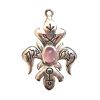 Amulett ADELIA´S Amulett Anhänger Schmuckanhänger Gr. keine ct, rosa Damen Amulette Blume der Venus mit Rosenquarz - Für Liebe