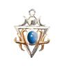 Amulett ADELIA´S "Amulett Anhänger" Schmuckanhänger Gr. keine ct, blau Damen Amulette