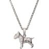 Ketten-Anhänger FIRETTI "Schmuck Geschenk Silber 925 Halsschmuck Anhänger Bullterrier" Schmuckanhänger Gr. Silber 925 (Sterlingsilber), 8,5 g, silberfarben Damen Anhänger