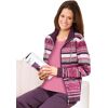 Hausanzug HAJO Gr. 48/50, lila (brombeer) Damen Homewear-Sets Hausanzüge