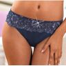 Bikinislip LASCANA "Wanda" Gr. 48/50, blau (marine) Damen Unterhosen Bikini Slips