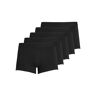 Trunk JACK & JONES "JACTONE IN TONE TRUNKS 5 PACK NOOS" Gr. M, 5 St., schwarz (black) Herren Unterhosen