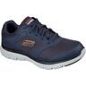 Sneaker SKECHERS "FLEX ADVANTAGE 4.0" Gr. 39, blau (navy) Herren Schuhe Stoffschuhe