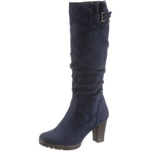 Stiefel CITY WALK Gr. 39, Normalschaft, blau (navy) Damen Schuhe High Heels