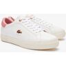 Sneaker LACOSTE "POWERCOURT 124 3 SFA" Gr. 37,5, pink (wht, lt pnk) Schuhe Sneaker