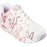 Wedgesneaker SKECHERS "UNO-SPREAD THE LOVE" Gr. 39, rosa (weiß, rosa) Damen Schuhe Sneaker Bestseller