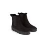 Winterboots TOMMY HILFIGER "ESSENTIAL CHELSEA WARMBOOTIE" Gr. 39, schwarz Damen Schuhe Plateaustiefeletten