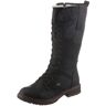 Schnürstiefel RIEKER Gr. 38 (5), Normalschaft, schwarz Damen Schuhe Schnürstiefel