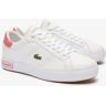 Sneaker LACOSTE "POWERCOURT 2.0 124 2 SFA" Gr. 37,5, pink (wht, pnk) Schuhe Sneaker