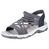 Riemchensandale RIEKER Gr. 41, blau (dunkelblau) Damen Schuhe Sportliche Sandalen