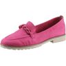 Loafer TAMARIS Gr. 39, pink (fuchsia) Damen Schuhe Slip ons Chunky Slipper, Plateau Slipper mit seitlichen Stretcheinsätzen