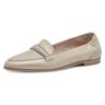 Loafer TAMARIS Gr. 36, beige (champagner) Damen Schuhe Slip ons Slipper, Business Schuh mit funkelnder Zierschnalle