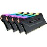 CORSAIR PC-Arbeitsspeicher "VENGEANCE RGB PRO 32 GB (4 x 8 GB) DDR4 DRAM 3.200 MHz C16" Arbeitsspeicher Gr. 32 GB Kit (4 x 8 GB), 3200 MHz, schwarz Arbeitsspeicher