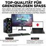 F (A bis G) HP Gaming-Monitor "OMEN 27k (HSD-0162-A)" Monitore schwarz Monitore