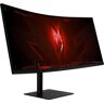 F (A bis G) ACER Curved-Gaming-LED-Monitor "Nitro XV345CUR" Monitore schwarz Monitore