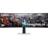 G (A bis G) SAMSUNG Curved-Gaming-OLED-Monitor "Odyssey OLED G9 S49CG934SU" Monitore silberfarben (silber) Monitore