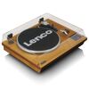 LENCO Plattenspieler LS-55WA - BT, USB, MP3, Lautsprecher braun Plattenspieler