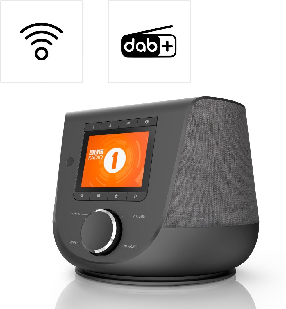 HAMA Digitalradio (DAB+) "Digitalradio DIR3200SBT FM/DAB/DAB+/Internetradio/App/Bluetooth" Radios schwarz Digitalradio (DAB+)