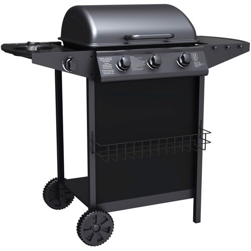 Gasgrill TEPRO "Hampton" Grills Gr. B/H/T: 104 cm x 98 cm x 55 cm, schwarz Gasgrills