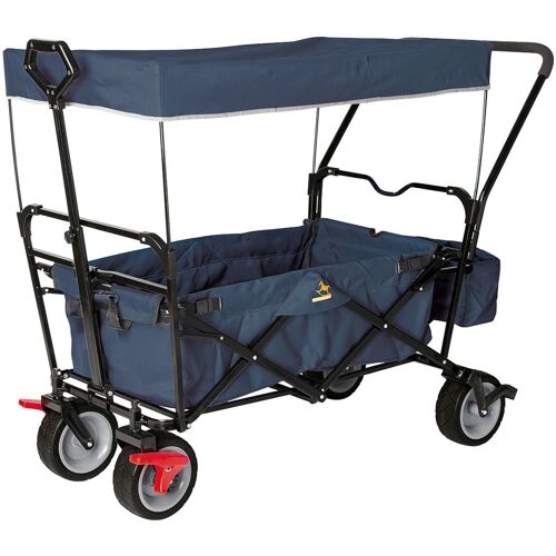 Bollerwagen PINOLINO "Paxi dlx Comfort" blau (marine) Kinder Bollerwagen