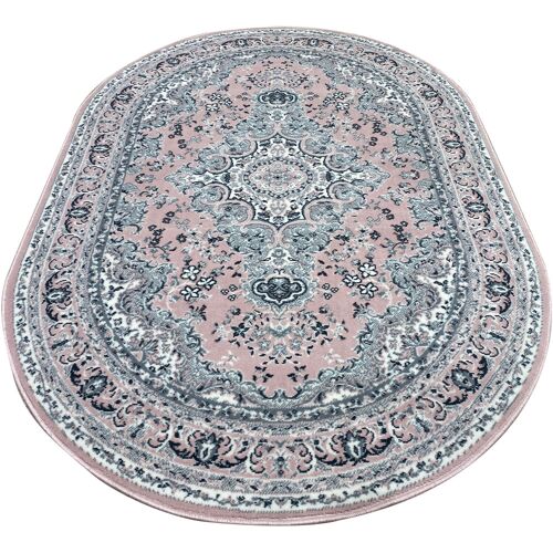 Teppich HOME AFFAIRE "Oriental" Teppiche Gr. B/L: 160 cm x 230 cm, 7 mm, 1 St., rosa Orientalische Muster