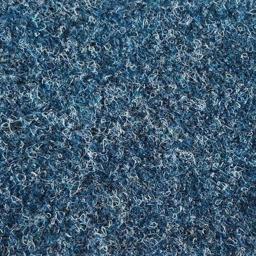 ANDIAMO Teppichboden "Coupon Invita" Teppiche Meterware, Breite 200 cm, uni, Nadelvlies, für Stuhlrollen geeignet Gr. B: 200 cm, 5 mm, 1 St., blau (dunkelblau) Teppiche