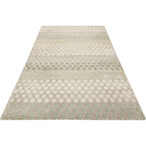 Esprit Teppich ESPRIT "Spotted Stripe" Teppiche Gr. B/L: 120 cm x 170 cm, 13 mm, 1 St., grün Designer-Teppich Kurzflorteppich Teppich Webteppich Wohnzimmerteppiche Teppiche Wohnzimmer