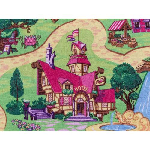 Kinderteppich PRIMAFLOR-IDEEN IN TEXTIL "Spielteppich CANDY TOWN" Teppiche Gr. B/L: 140 cm x 200 cm, 6,5 mm, 1 St., bunt Kinder Kinderzimmerteppiche