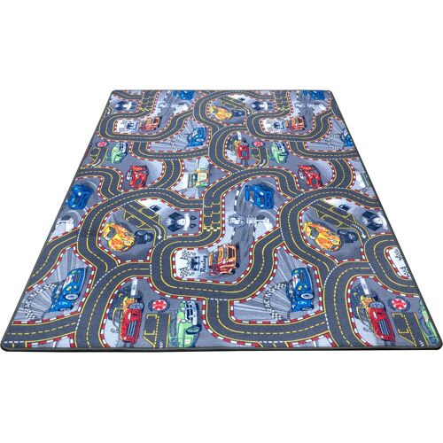 Kinderteppich HANSE HOME "Spielteppich Kinder" Teppiche Gr. B/L: 140 cm x 200 cm, 6,5 mm, 1 St., grau Kinder Kinderzimmerteppiche