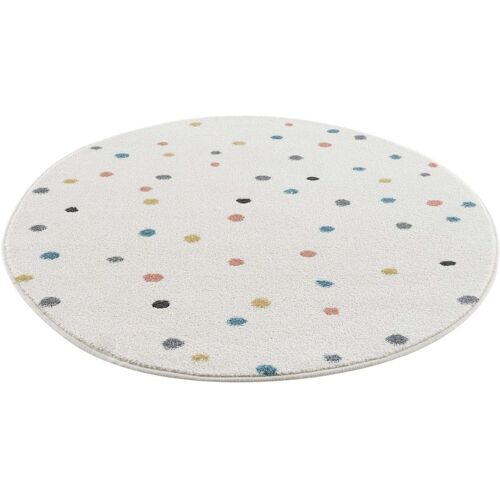 Kinderteppich CARPET CITY "Anime9396" Teppiche Gr. Ø 160 cm, 11 mm, 1 St., beige (creme) Kinder Spielteppich Kinderzimmerteppiche