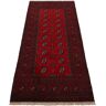Läufer WOVEN ARTS "Afghan Akhche Bokhara" Teppiche Gr. B/L: 80 cm x 400 cm, 8 mm, 1 St., rot Küchenläufer