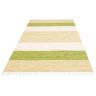 Teppich HOME AFFAIRE "Merle" Teppiche Gr. B/L: 120 cm x 180 cm, 5 mm, 1 St., grün Fransenteppich Baumwollteppiche