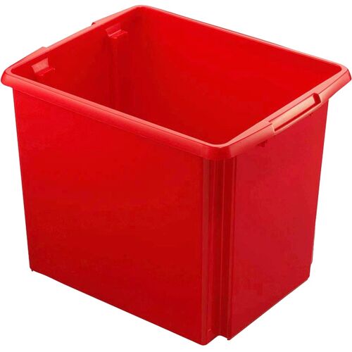 Stapelbox Aufbewahrungsboxen Gr. B/H/T: 36 cm x 36 cm x 45,5 cm, rot Stapelbox Aufbewahrungsbox Stapelboxen